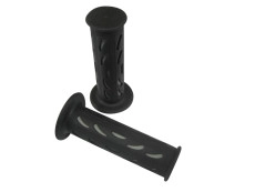 Handvatset Druppel grijs 24mm / 22mm