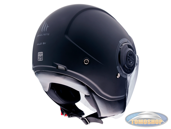 Helm MT Jet Viale S SV mat zwart (S - XL)