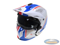 Helm MT Streetfighter SV Twin white / red / blue