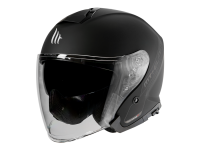 Helm MT Jet Thunder III SV mat zwart