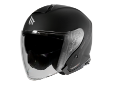 Helm MT Jet Thunder III SV mat zwart