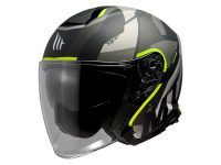 Helmet MT Jet Thunder III SV Bow black / yellow