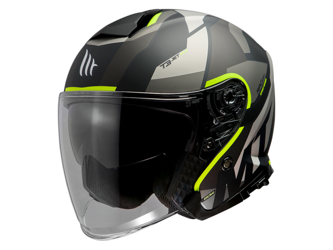 Helmet MT Jet Thunder III SV Bow black / yellow product