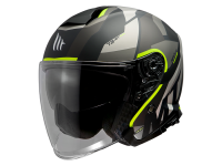Helm MT Jet Thunder 3 SV Bow zwart / geel (S - M)