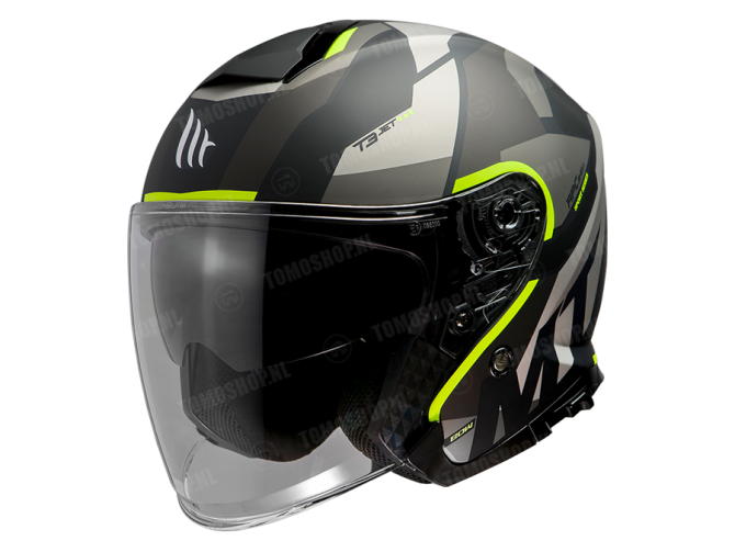 Helm MT Jet Thunder III SV Bow zwart / geel main