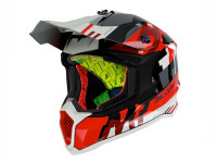 Helm MT Falcon Arya cross matt red