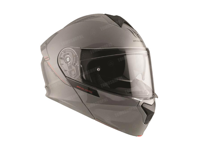 Helm MT Genesis SV systeem glans grijs (S - XXL)