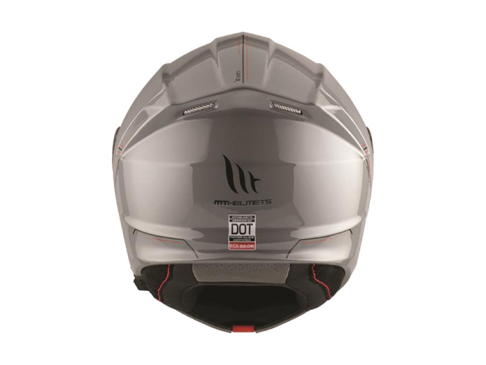 Helm MT Genesis SV systeem glans grijs (S - XXL)