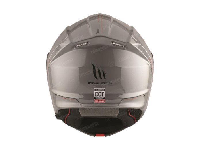 Helm MT Genesis SV systeem glans grijs (S - XXL)