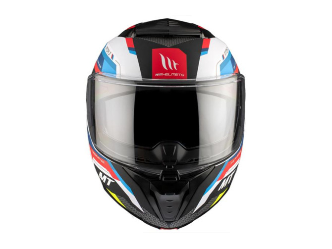 Helm MT Atom 2 SV systeem bast mat blauw / rood product