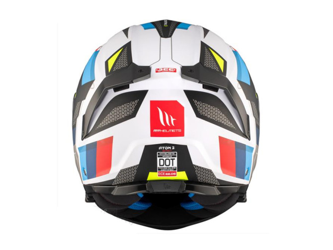 Helmet MT Atom 2 SV system bast matt blue / red product