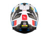 Helmet MT Atom 2 SV system bast matt blue / red thumb extra
