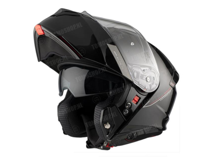 Helmet MT Genisis SV system gloss black main