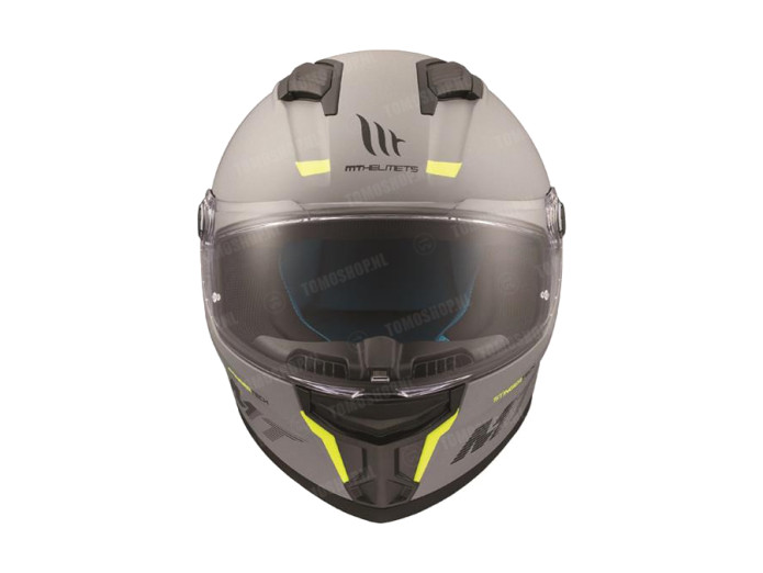 Helm MT Stinger 2 solid Matt Grau (S - XL)