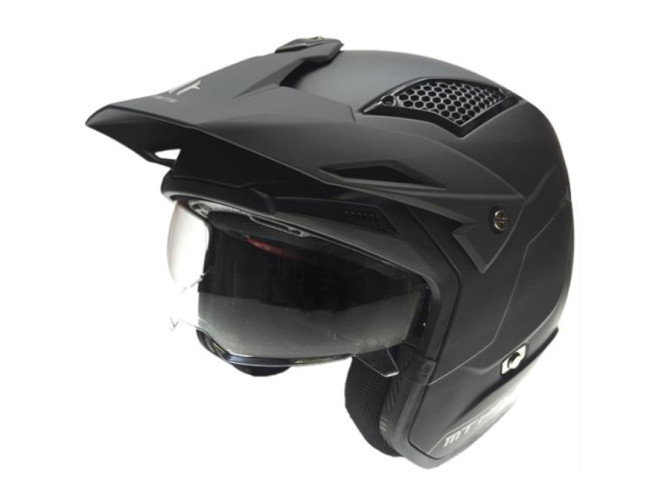 Helm MT District S SV mat zwart product