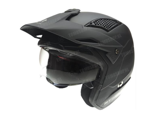 Helmet MT District S SV matt black main