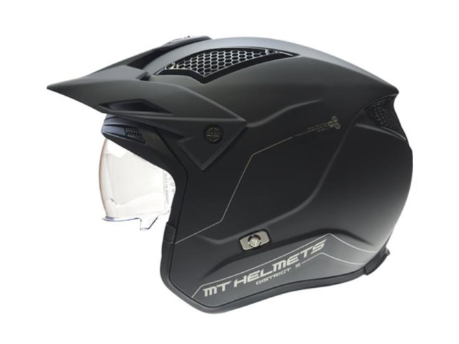 Helm MT District S SV mat zwart product