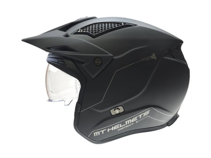 Helmet MT District S SV matt black (S - XXL)