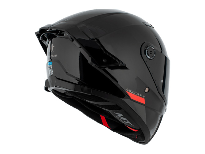 Helm MT Thunder 4 SV Solid glans zwart product