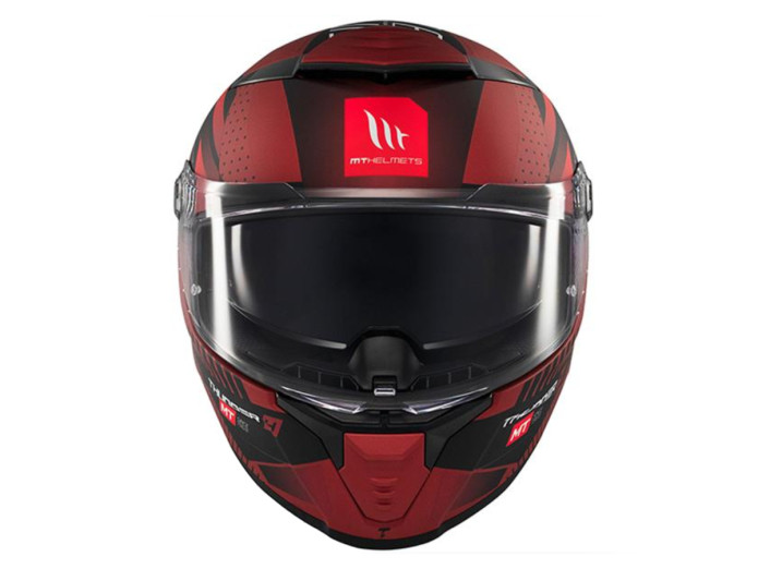 Helm MT Thunder 4 SV Lumience mat rood (S - XXL)