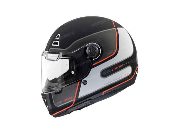 Helm MT Jarama SV Baux Matt Schwarz / Rot (S - XXL)