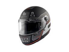 Helmet MT Jarama SV Baux matt black / red (S - XXL)
