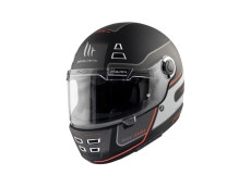 Helm MT Jarama SV Baux Matt Schwarz / Rot (S - XXL)