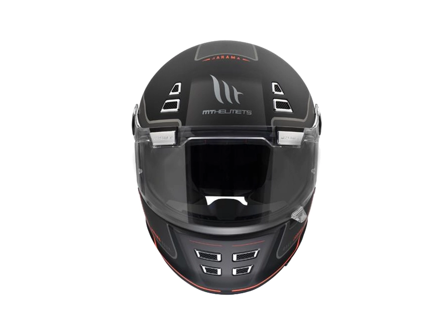 MT HELMETS JARAMA SV Baux XLサイズ　シールド付 Helm MT Jarama SV Baux mat zwart / rood (S - XXL)