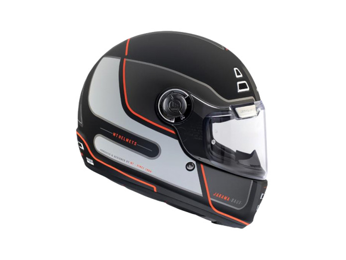 Helm MT Jarama SV Baux mat zwart / rood (S - XXL)