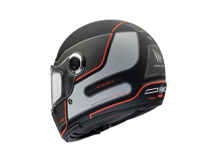Helm MT Jarama SV Baux mat zwart / rood (S - XXL)