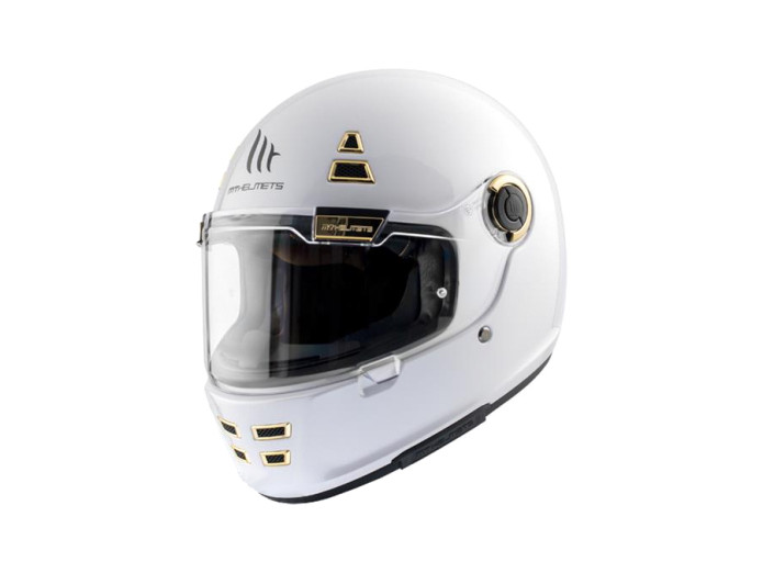 Helm MT Jarama SV Baux glans wit (M - XXL)