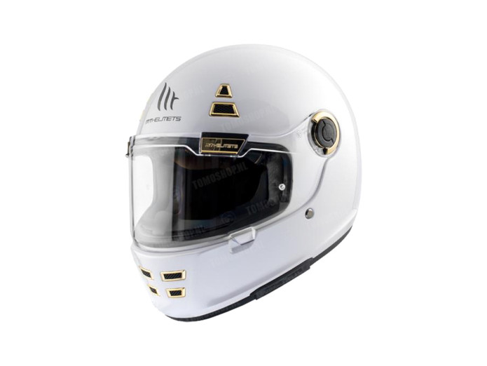 Helm MT Jarama SV Baux glans wit (M - XXL)