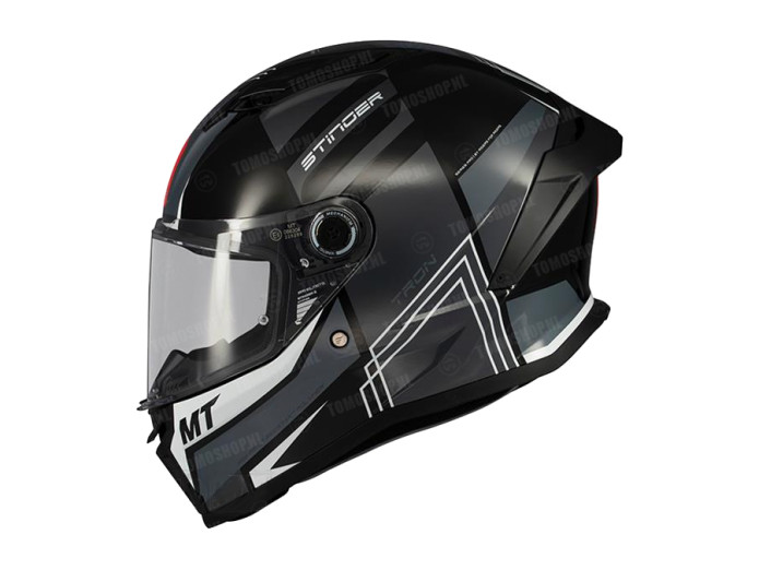 Helm MT Helm Stinger 2 Tron zwart / grijs (S - XL)