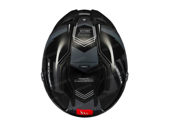 Helm MT Helm Stinger 2 Tron zwart / grijs (S - XL)