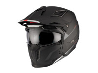 Helm MT Streetfighter S SV mat zwart Stripe (S - XXL)