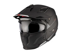 Helm MT Streetfighter S SV Matt Schwarz Stripe (S - XXL)