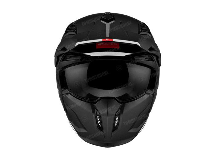 Helm MT Streetfighter S SV mat zwart Stripe (S - XXL)