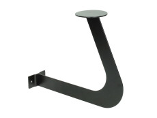 Helmet wall mount metal black
