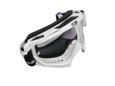 Helmet glasses cross goggles MT XTR II white