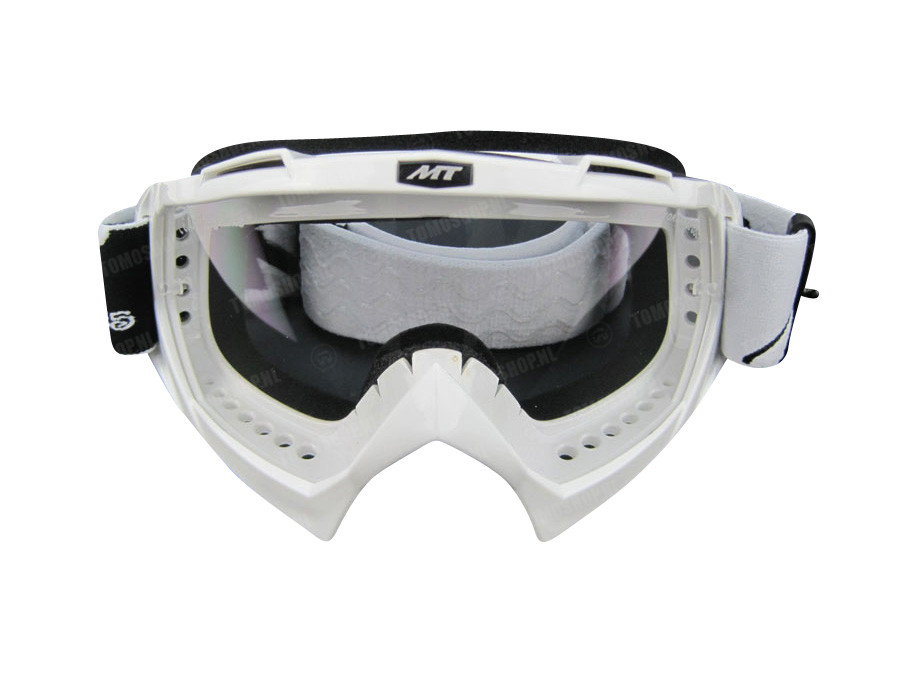 Helmet glasses cross goggles MT XTR II white photo