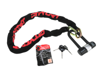 Chain lock Starry Citycat 120cm ART *** red / black