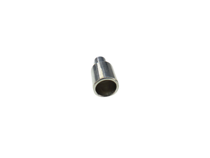 Cable end cap for outer cable with centring nipple 6mm main