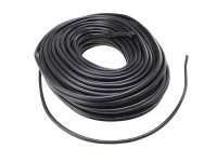 Insulating sleeve PVC black 10.0mm per meter