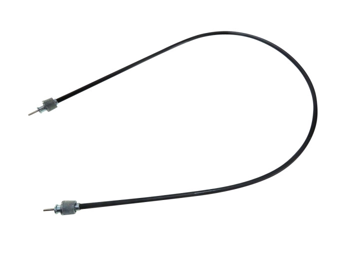 Speedometer cable 75cm VDO M10 / M10 black Elvedes (stock Tomos A3 / A35)