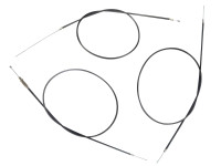 Throttle cable / brake cable set 3 pieces for Tomos A3 / A35 DMP