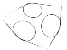 Throttle cable / brake cable set 3 pieces for Tomos A3 / A35 DMP