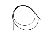 Kabel universeeel buitenkabel zwart 1.5 meter met kabelhoedjes