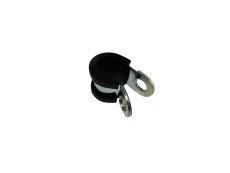 Cable clamp universal with rubber 8mm