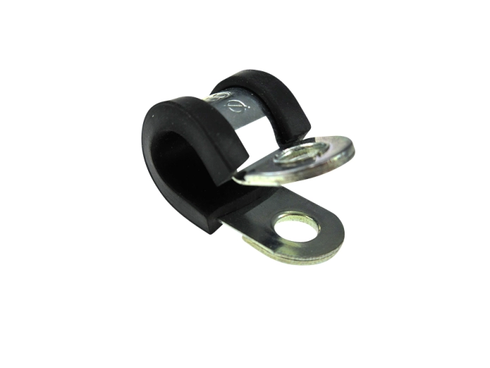 Cable clamp universal with rubber 8mm