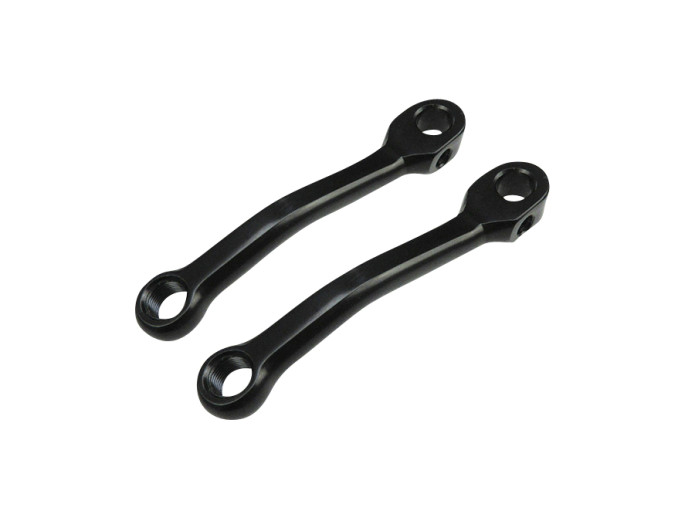 Pedal arm crank axle Tomos A3 / A35 crank set gloss black 